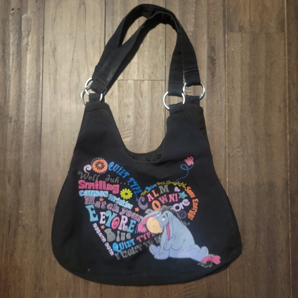 Disney Other - Disney Bag Eeyore Purse Tote Girls Shoulder Black